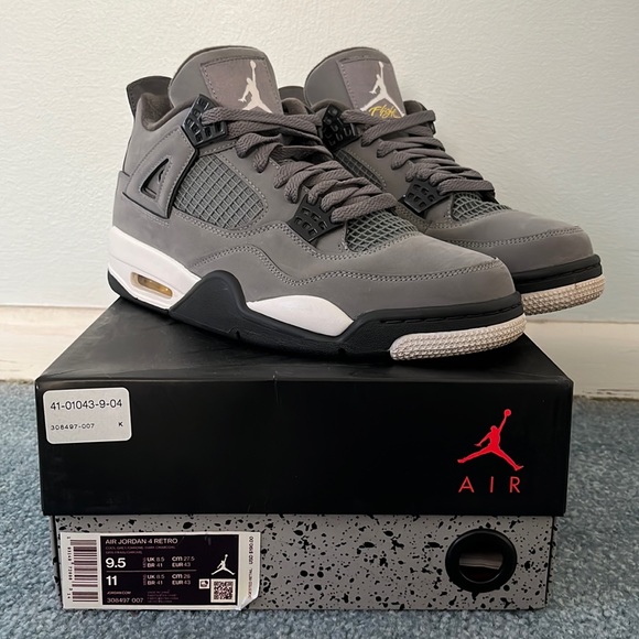 nike jordan retro 4 cool grey